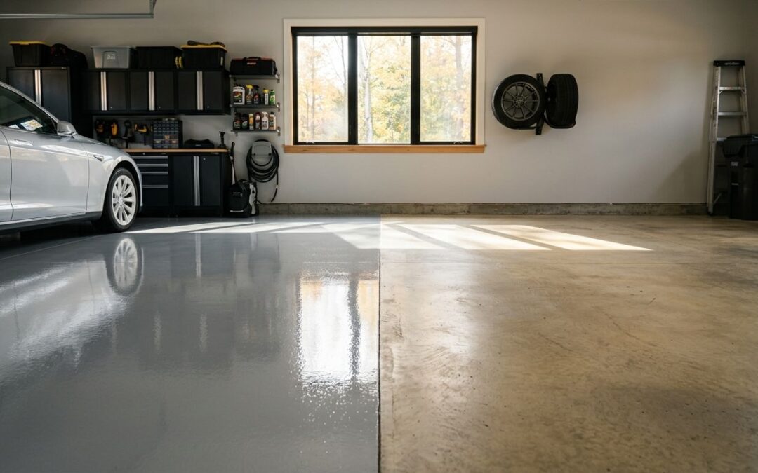 Polyaspartic vs Epoxy Garage Floor: Key Differences